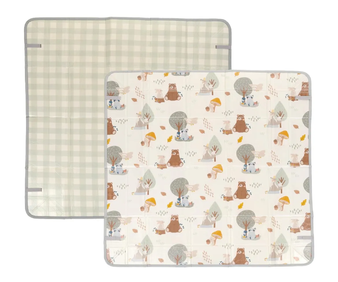 Alfombra de Juegos Plegable Soft Foam Woodland & Gingham