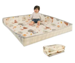 Alfombra de Juegos Plegable Soft Foam Woodland & Gingham