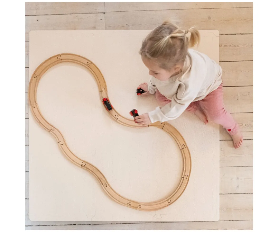 Alfombra de Juegos Puzzle de Espuma Alva Classic Beige