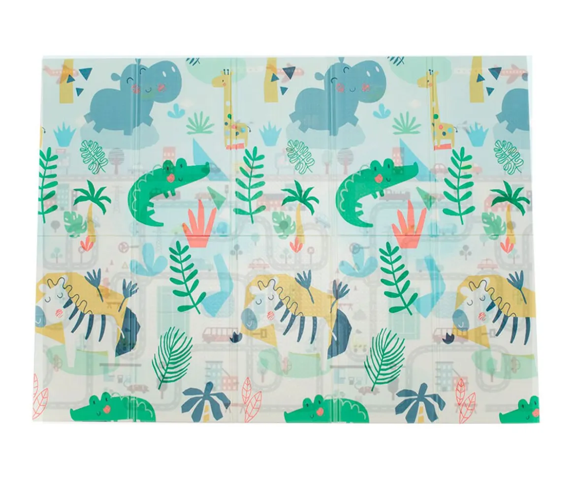 Alfombra de Juegos Reversible Town Jungle