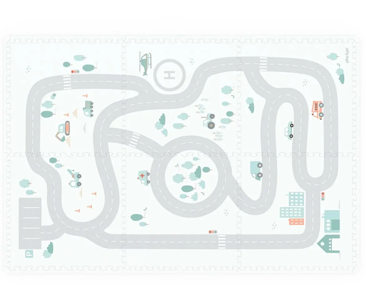Alfombra de Juegos Tiloo Puzzle Circuito