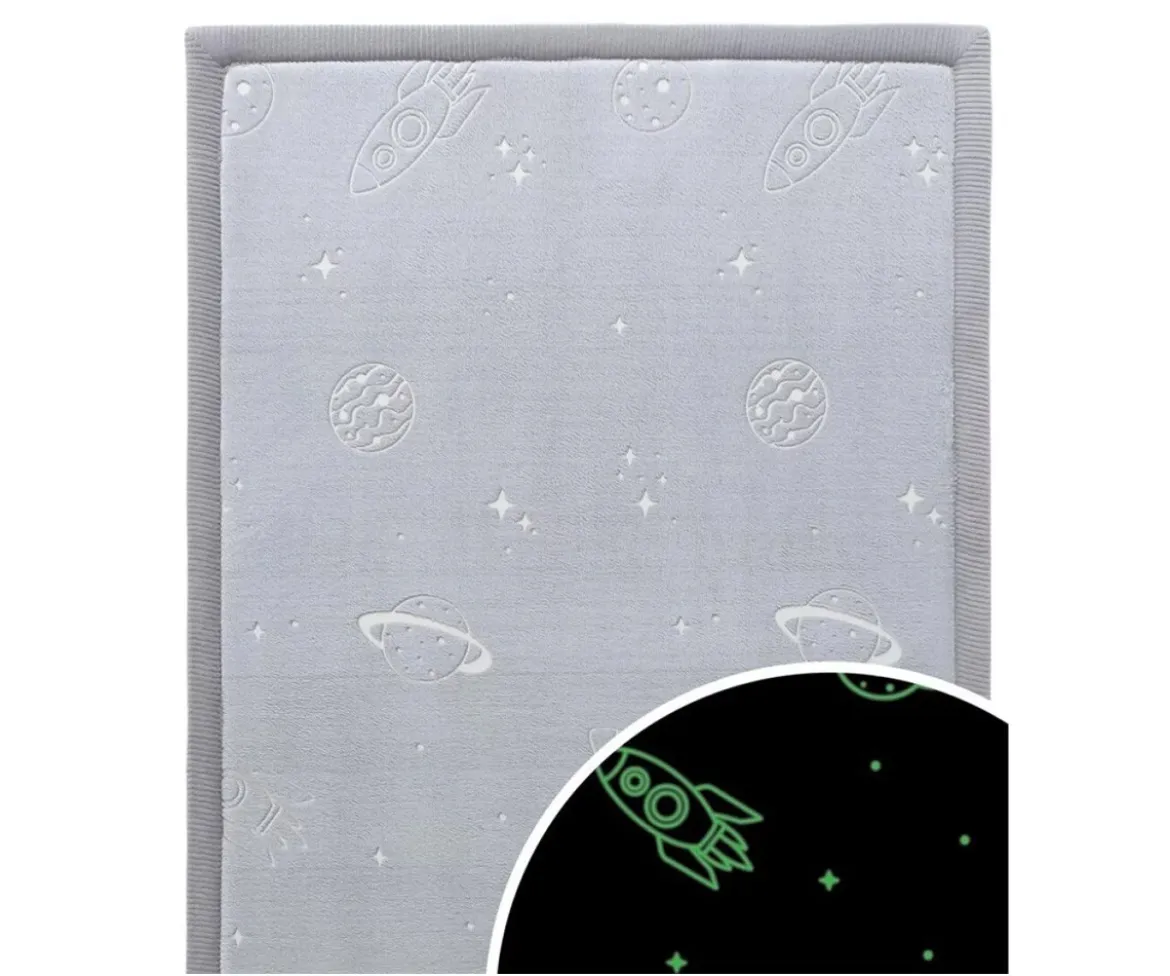Alfombra Infantil Brilla en la Oscuridad Planet 170 x 120 cm