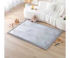 Alfombra Infantil Brilla en la Oscuridad Planet 170 x 120 cm