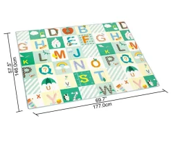 Alfombra Plegable de Juegos Alfabeto