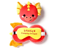 Almohada de Viaje con Antifaz Relaxeazzz Dragón Adoramals