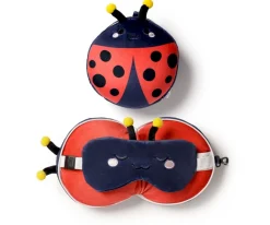 Almohada de Viaje con Antifaz Relaxeazzz Mariquita Adoramals