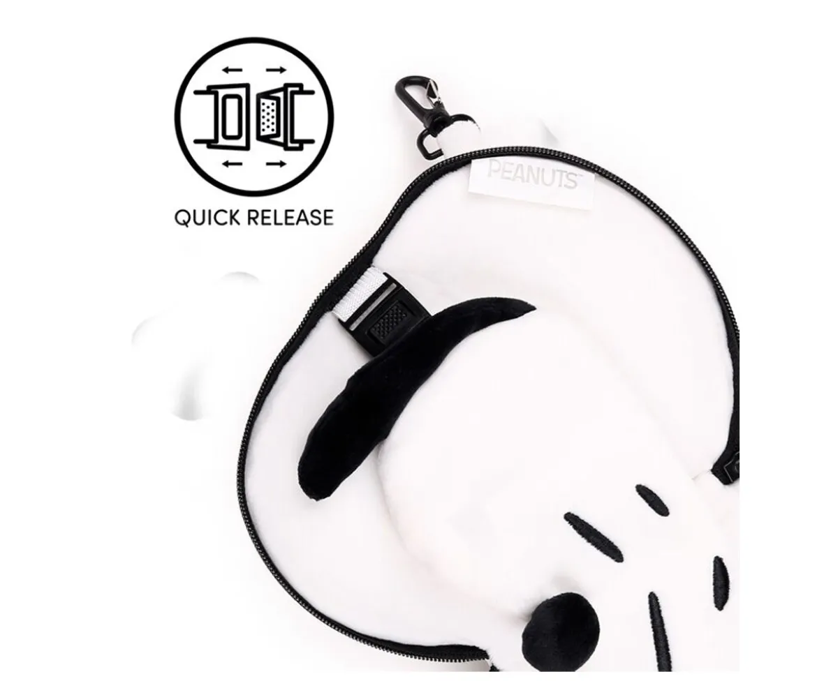 Almohada de Viaje con Antifaz Relaxeazzz Peanuts Snoopy