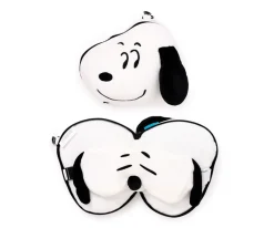 Almohada de Viaje con Antifaz Relaxeazzz Peanuts Snoopy