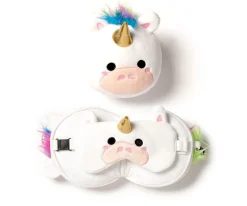 Almohada de Viaje con Antifaz Relaxeazzz Unicornio