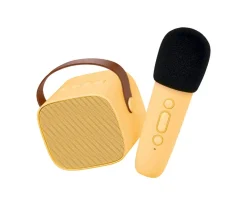 Altavoz Bluetooth y Karaoke Amarillo
