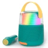 Altavoz Bluetooth y Karaoke KS-80 Azul Turquesa