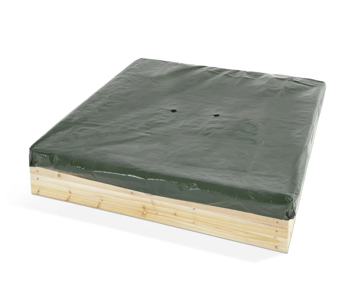 Arenero de Madera Cuadrado con Tapa