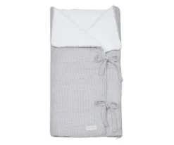 Arrullo/Manta Little Bloom Vichy Gris
