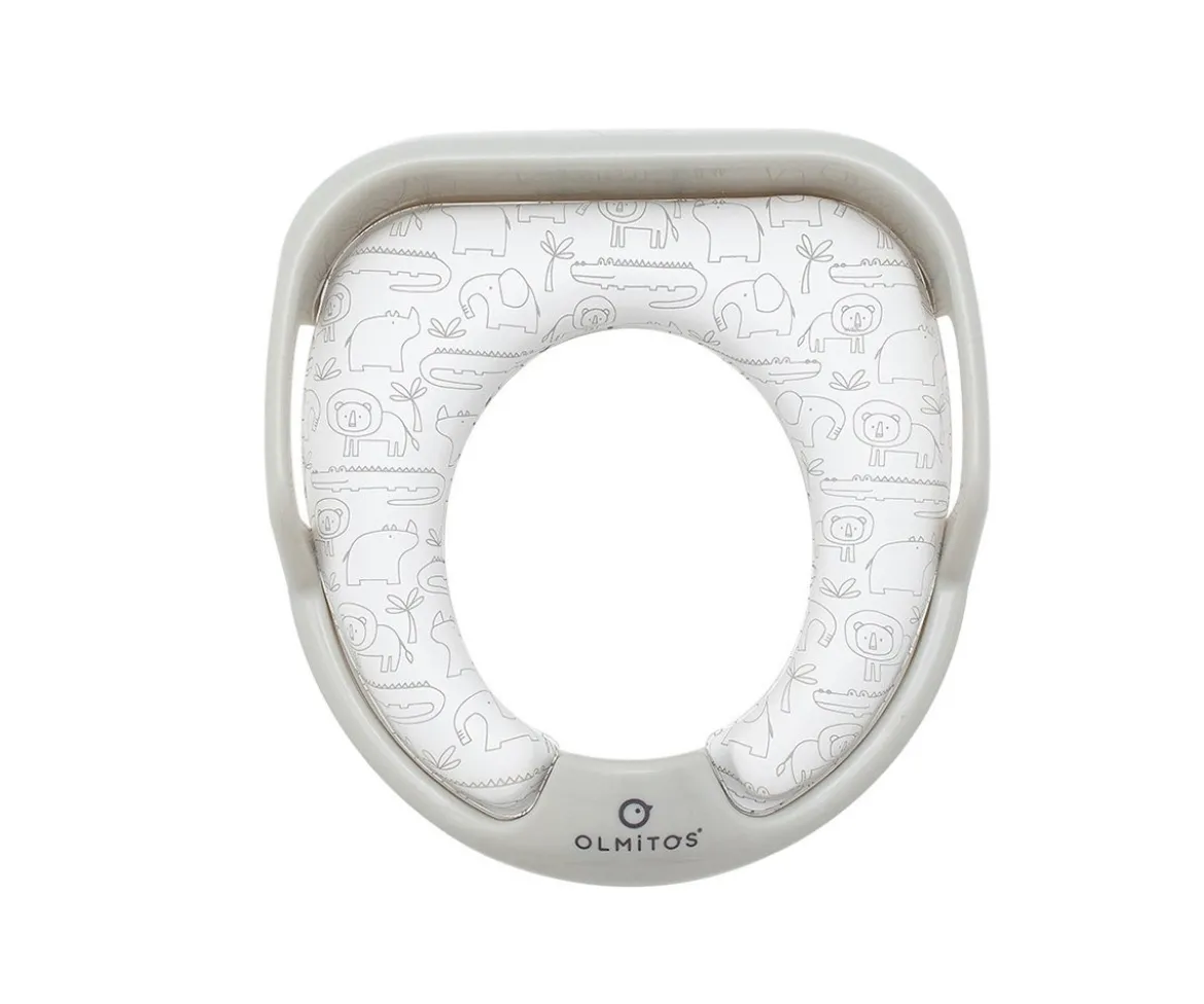 Asiento Reductor WC Acolchado con Asas Animals