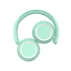 Auriculares con Luz Ambiental Verde Menta