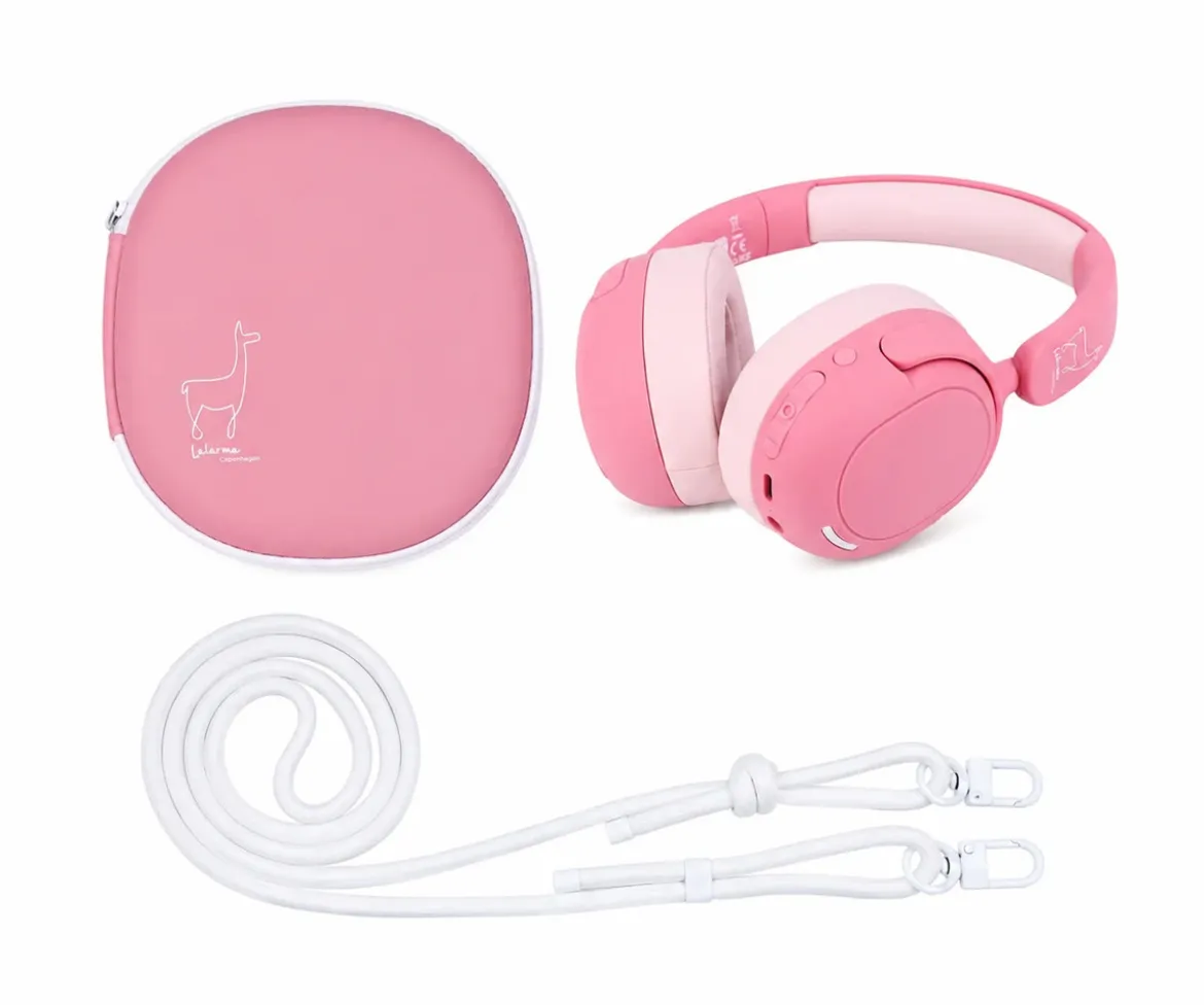 Auriculares Infantiles Bluetooth ANC Hybrid Rosa