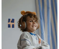 Auriculares KidyEars Infantiles con Orejas de Animal León