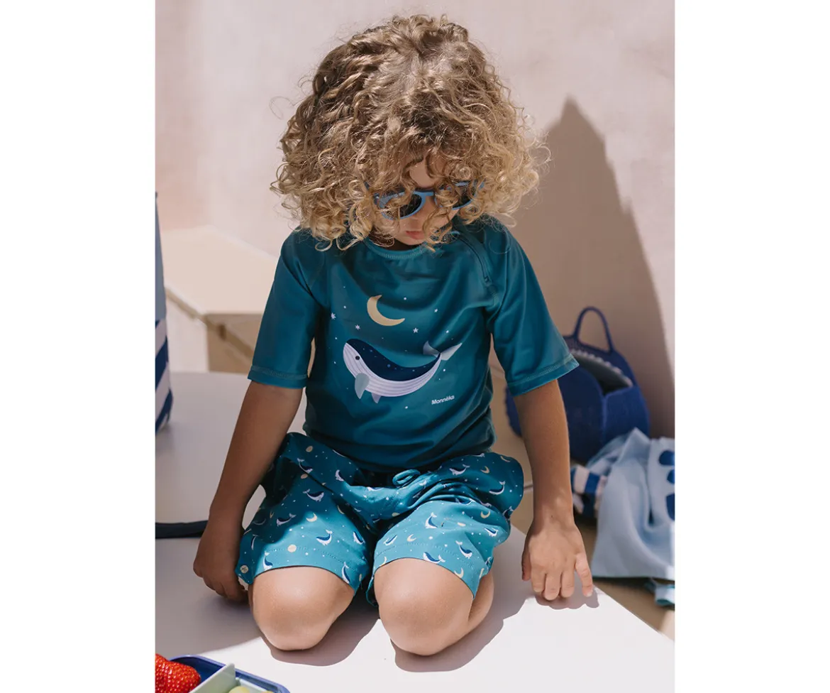 Bañador Boy Whale Teal