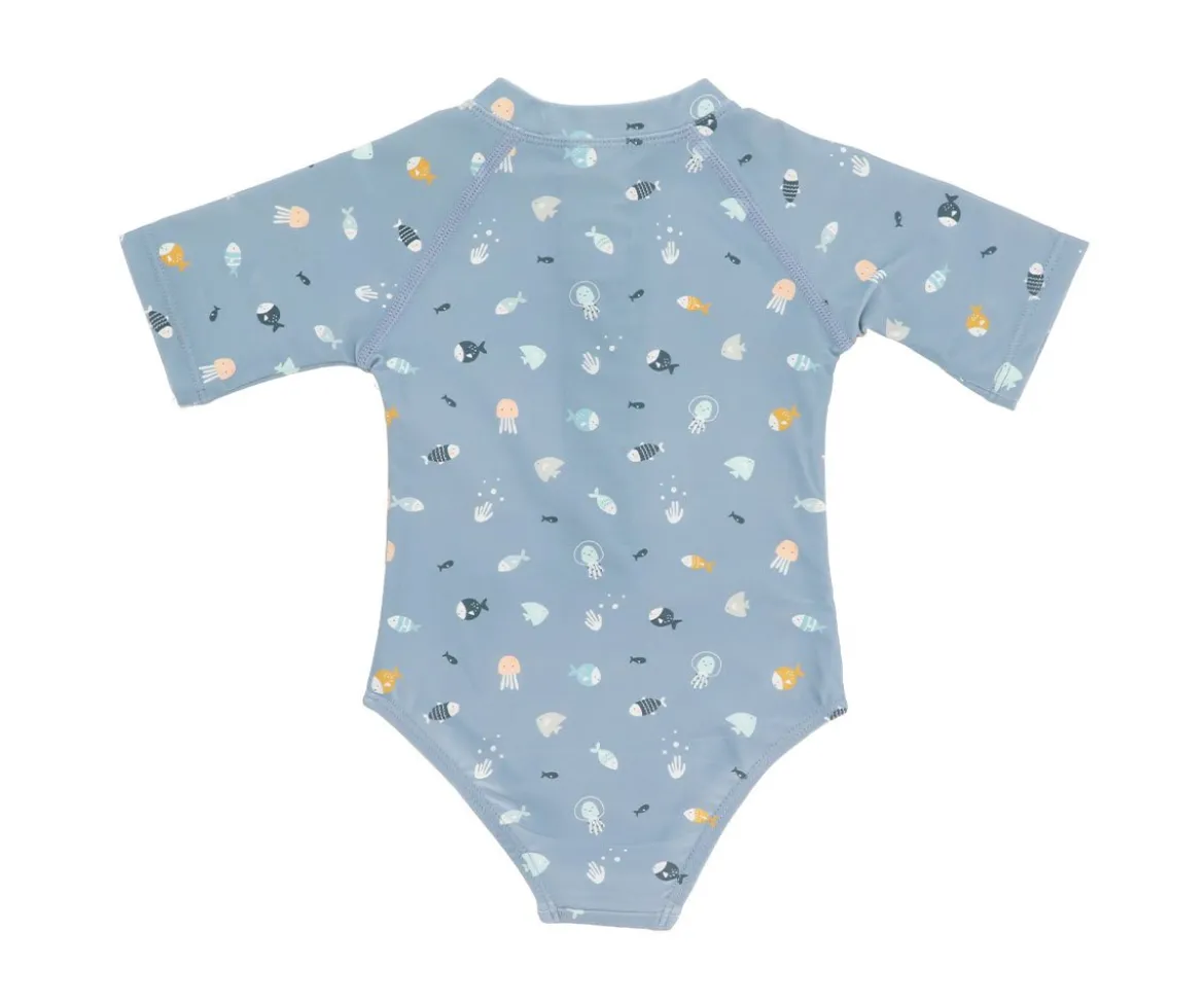Bañador con Cremallera Fishes