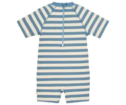 Bañador con Cremallera Ocean Blue Stripes