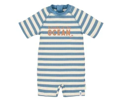 Bañador con Cremallera Ocean Blue Stripes