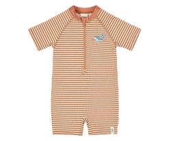 Bañador con Cremallera Ocean Brown Stripes