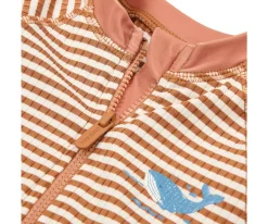 Bañador con Cremallera Ocean Brown Stripes