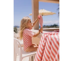Bañador con Cremallera Stripes Bloom & Blush