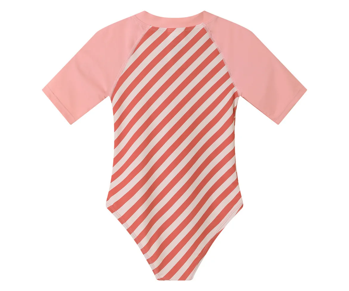Bañador con Cremallera Stripes Bloom & Blush