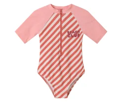 Bañador con Cremallera Stripes Bloom & Blush