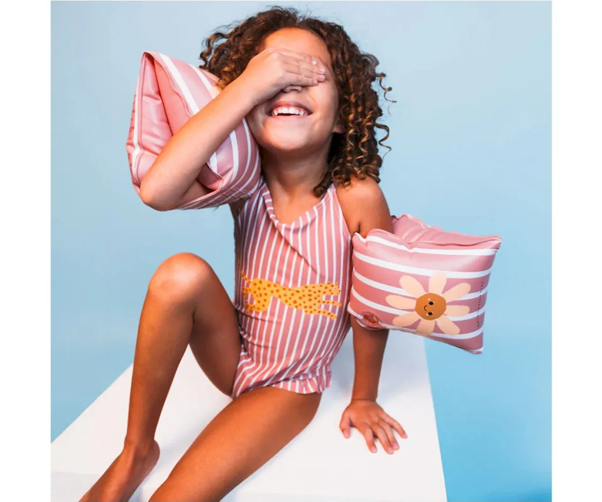 Bañador Cruzado con Protección UV Stripes