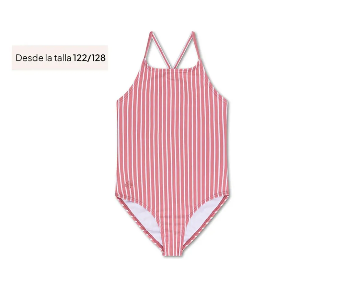 Bañador Cruzado con Protección UV Stripes