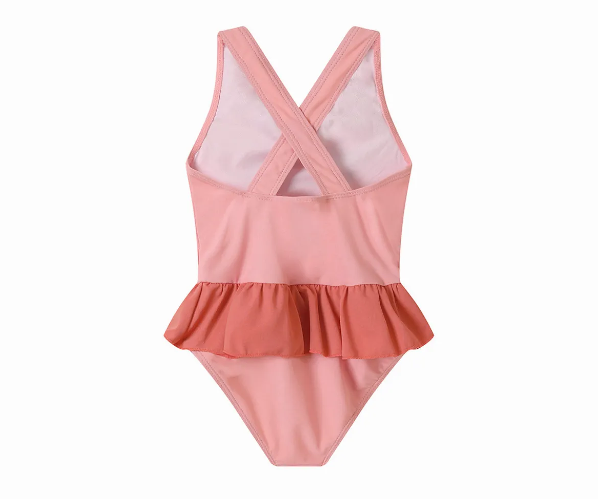 Bañador Cruzado con Volantes Stripes Bloom & Blush