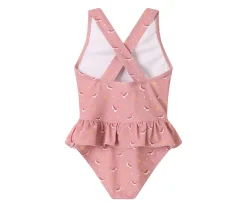 Bañador Cruzado con Volantes Whale Pink