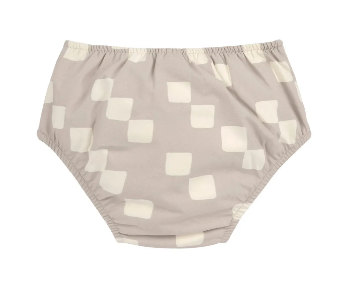 Bañador Pañal Checkerboard Stone Sea Salt