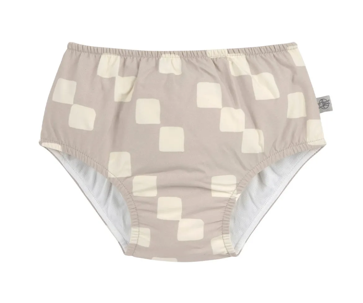 Bañador Pañal Checkerboard Stone Sea Salt