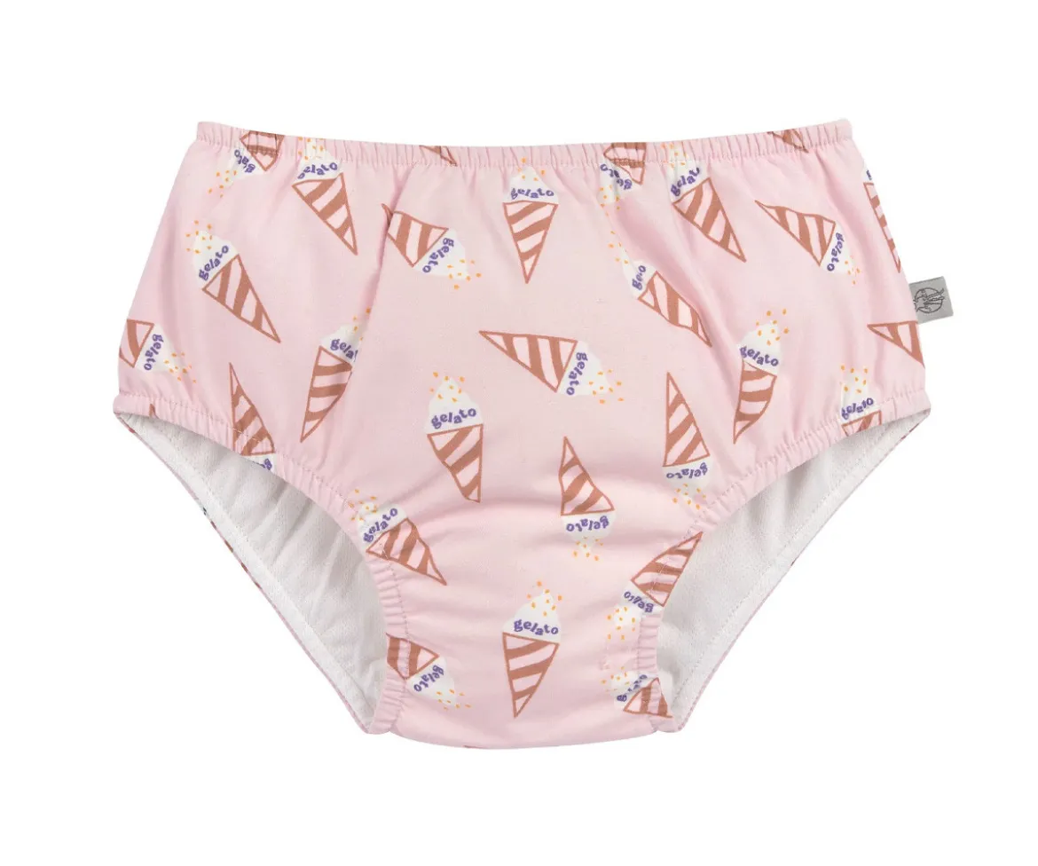 Bañador Pañal con Volante Ice Cream Pale Pink