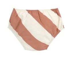 Bañador Pañal Stripes Clay Sea Salt