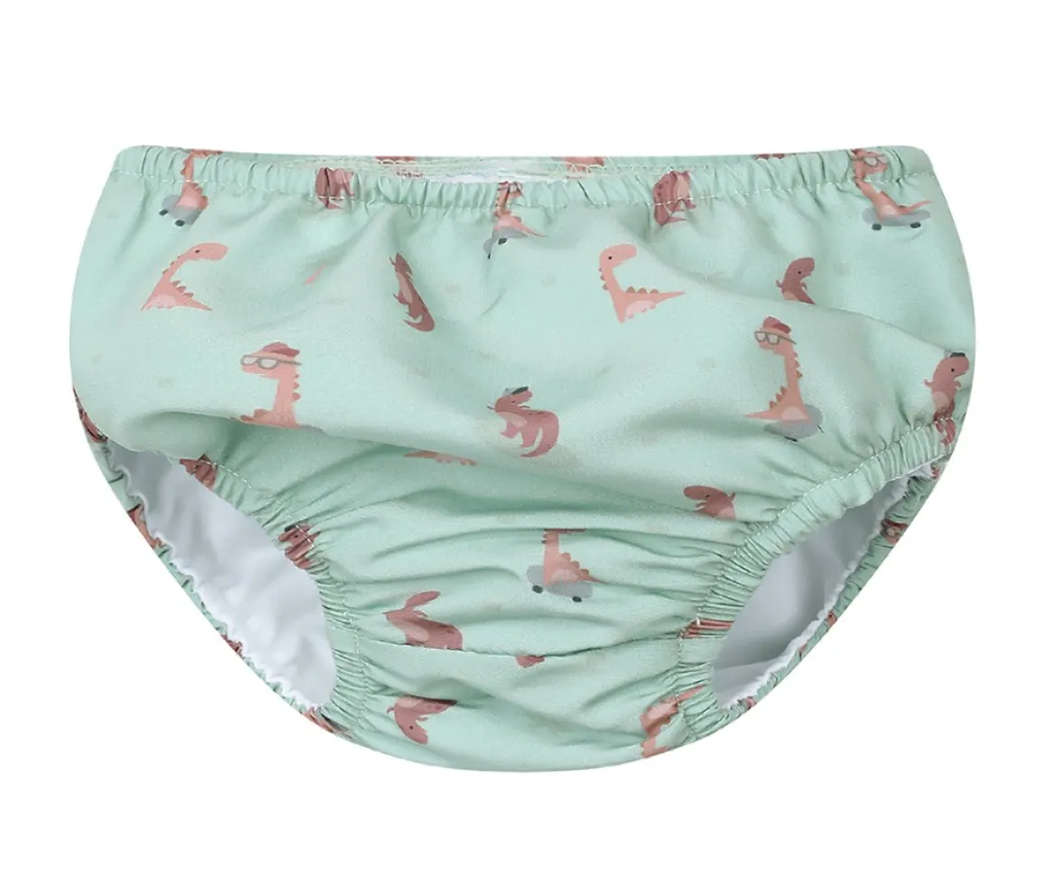 Bañador Pañal Volantes Cool Dinos