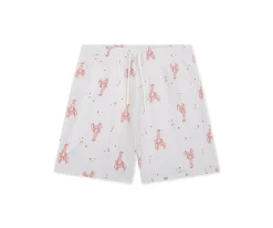 Bañador Short Little Lobster Beige/Red