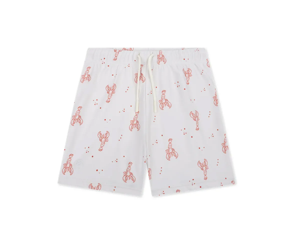 Bañador Short Little Lobster Beige/Red