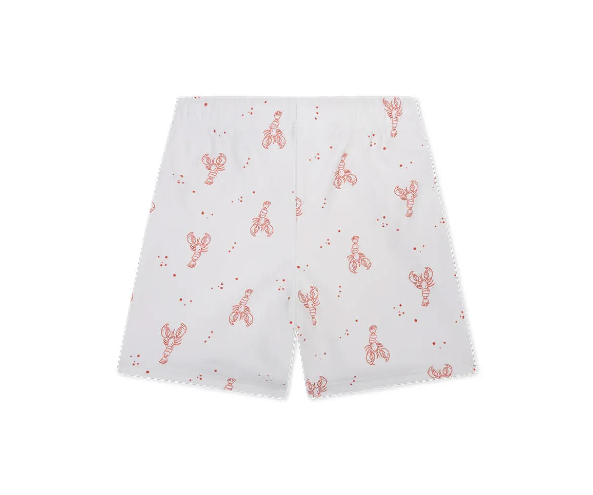 Bañador Short Little Lobster Beige/Red