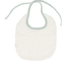 Babero Algodón Rainbow Dots Verde Personalizable