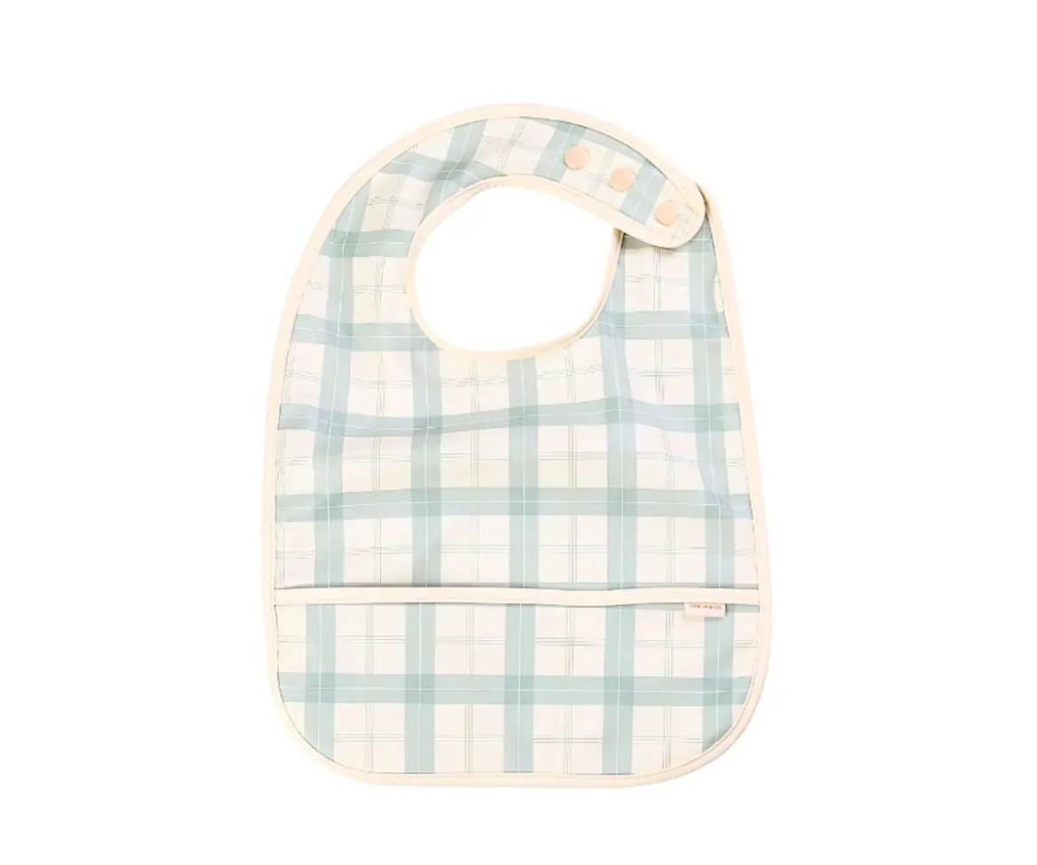 Babero Bebé Fern Plaid
