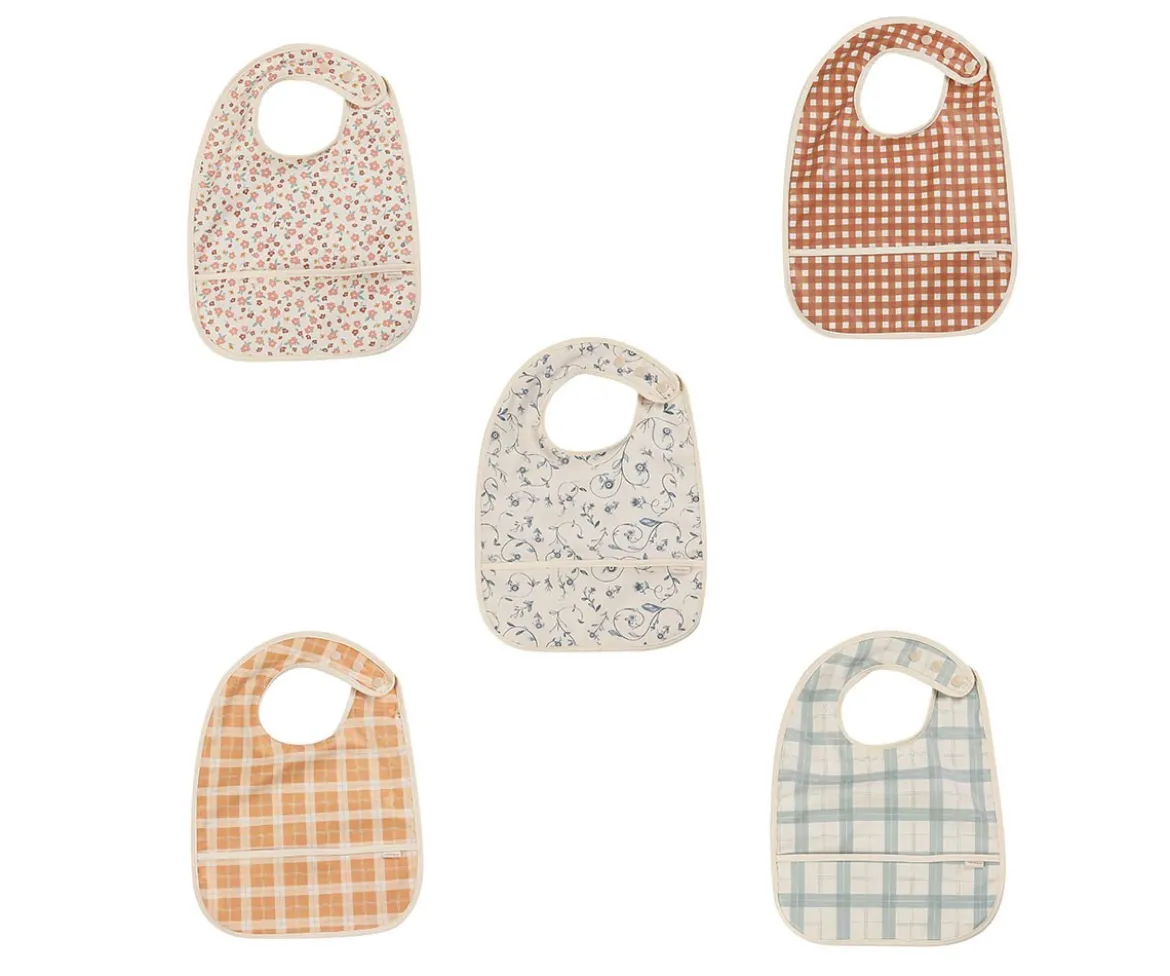 Babero Bebé Fern Plaid