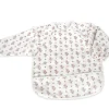 Babero con Mangas Botton Flores
