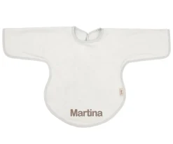 Babero con Mangas Silver Grey Personalizable