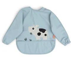 Babero con Mangas Tiny Farm Blue 6-18m Personalizable