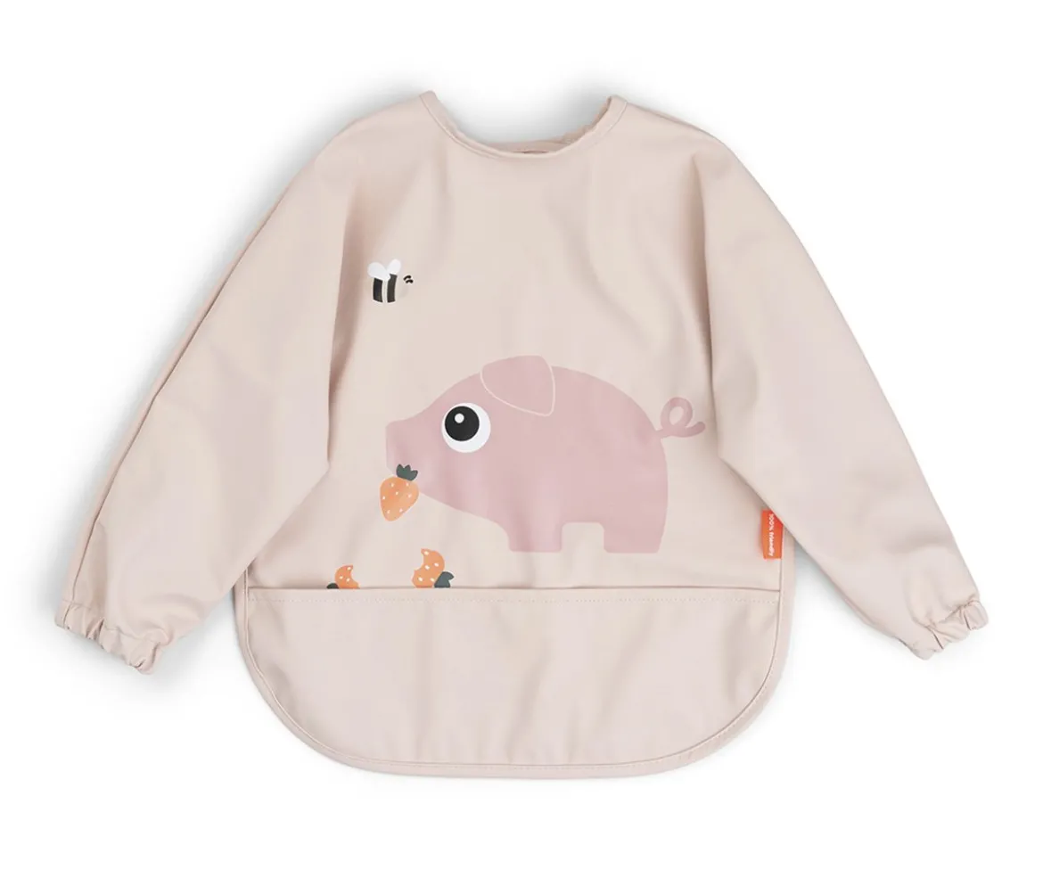 Babero con Mangas Tiny Farm Powder 6-18m Personalizable