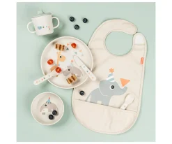 Babero con Velcro Celebration Sand